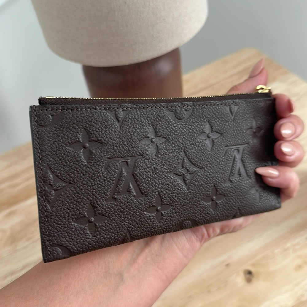 Luis Vuitton insert - Empreinte leather from Portefeuille Curieuse…authentic